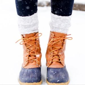 Bean Boots by L.L.Bean - Navy Size 6